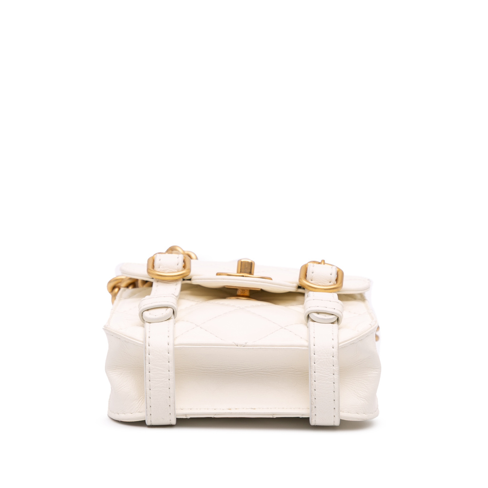 Pre-Loved Chanel Mini Aged Calfskin City School Flap - Picture 3 of 12